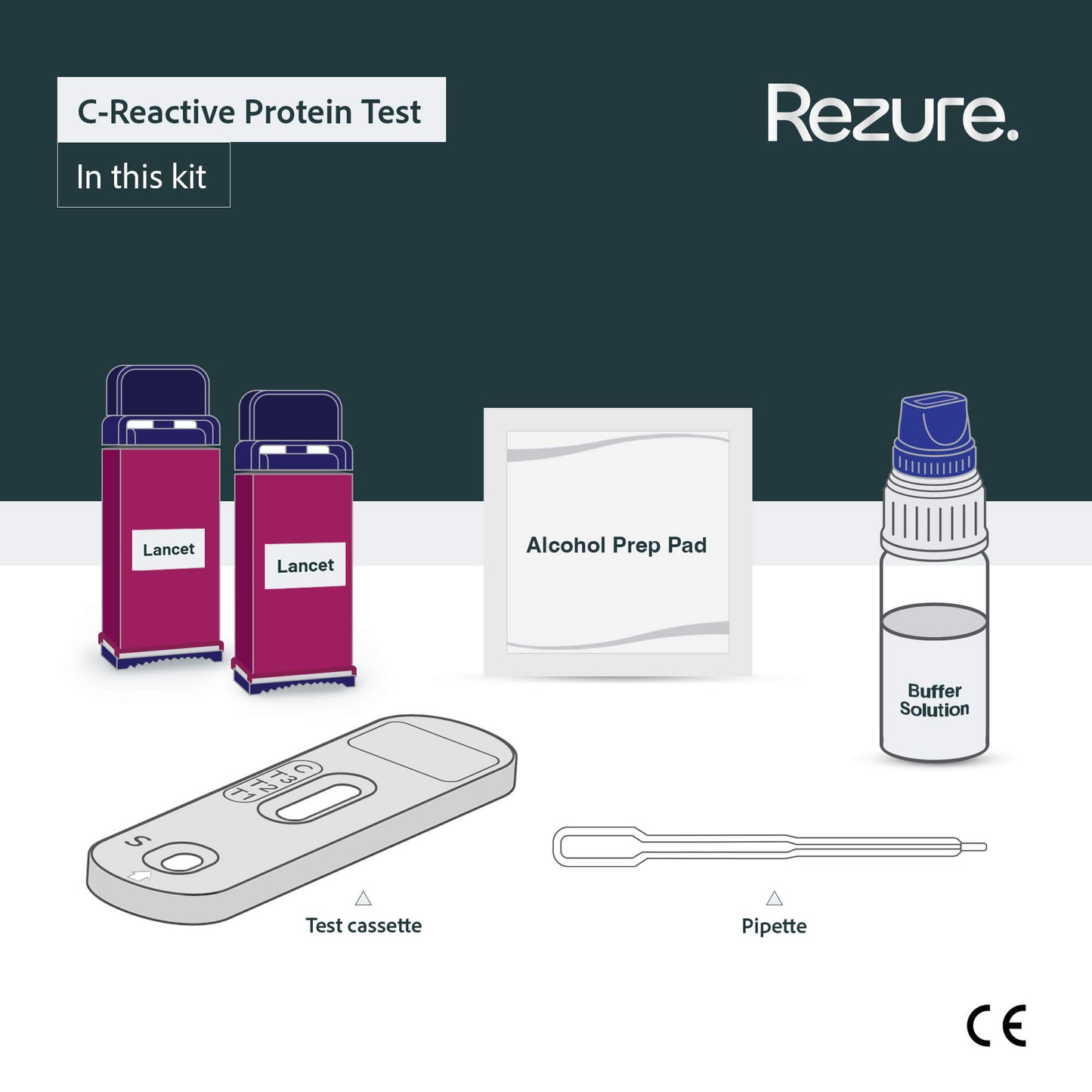 Inflammation Indicator C-Reactive Protein (CRP) Home Rapid Test Kit