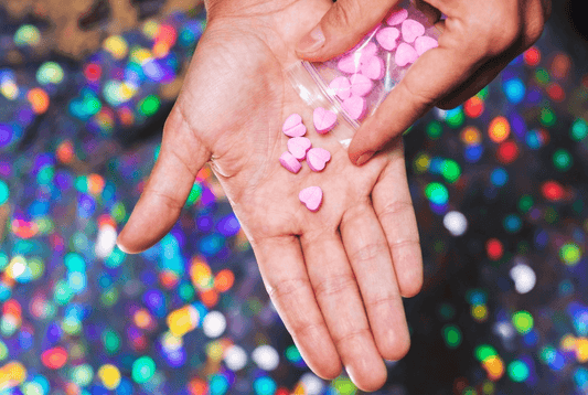 Heart-shaped Tablets in Hand