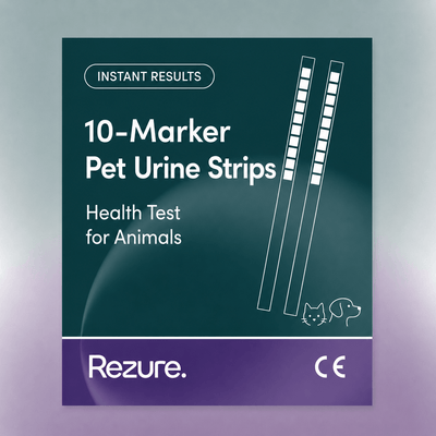 Pet 10 Parameter Urine Test Strips for Cats & Dogs (50 Pack)