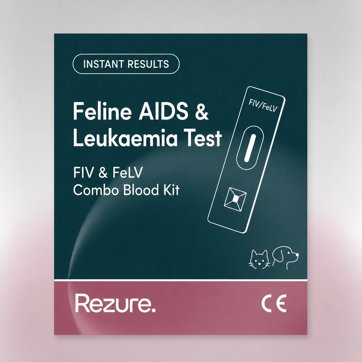 Feline AIDS (FIV) & Leukaemia (FeLV) Combo Blood Test Kit