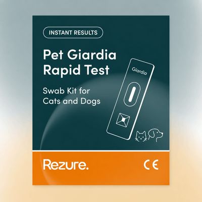 Pet Giardia Rapid Test Kit for Cats and Dogs