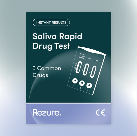 Rapid Drug Test Kit for 5 Common Drugs (Saliva)