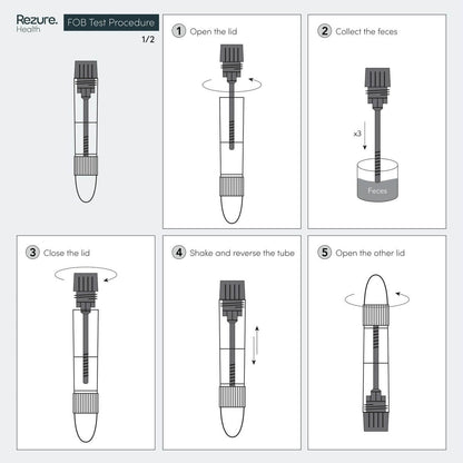 Bowel Health FOB Home Test for Polyps, Ulcers and Cancer