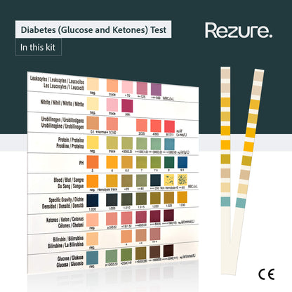 Home Diabetes Markers Glucose and Ketones Indicator Test Kit