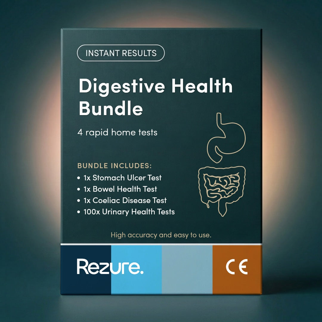 Rezure Digestive Test Bundle – 4 Rapid Home Gut Health Tests