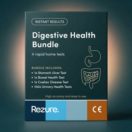 Rezure Digestive Test Bundle – 4 Rapid Home Gut Health Tests