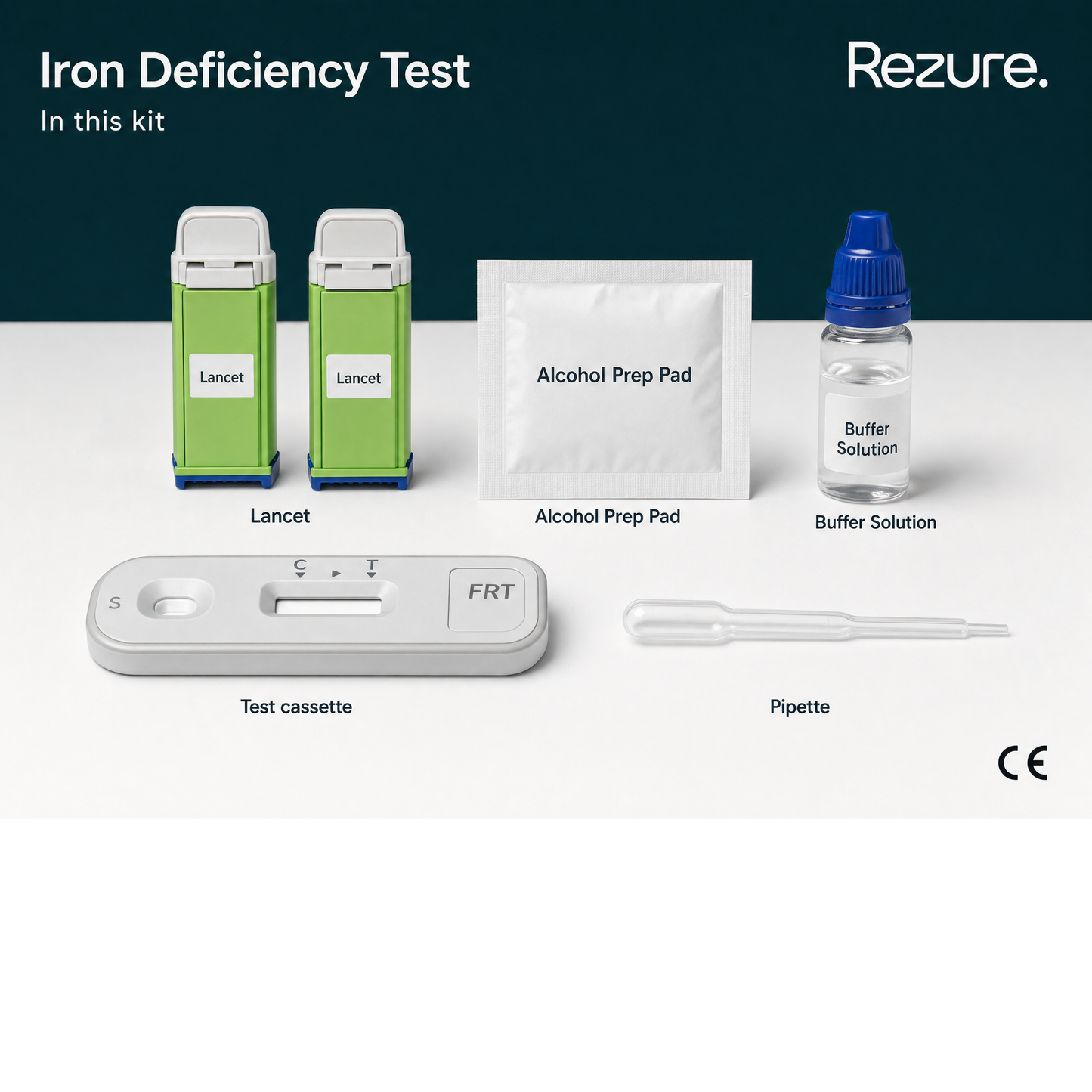 Iron Deficiency Test Kit Contents