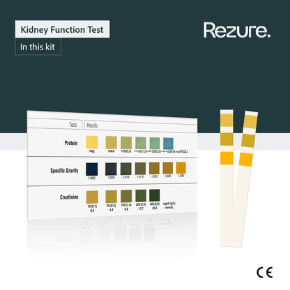 Kidney Health Rapid Test for Creatinine, Protein and Specific Gravity
