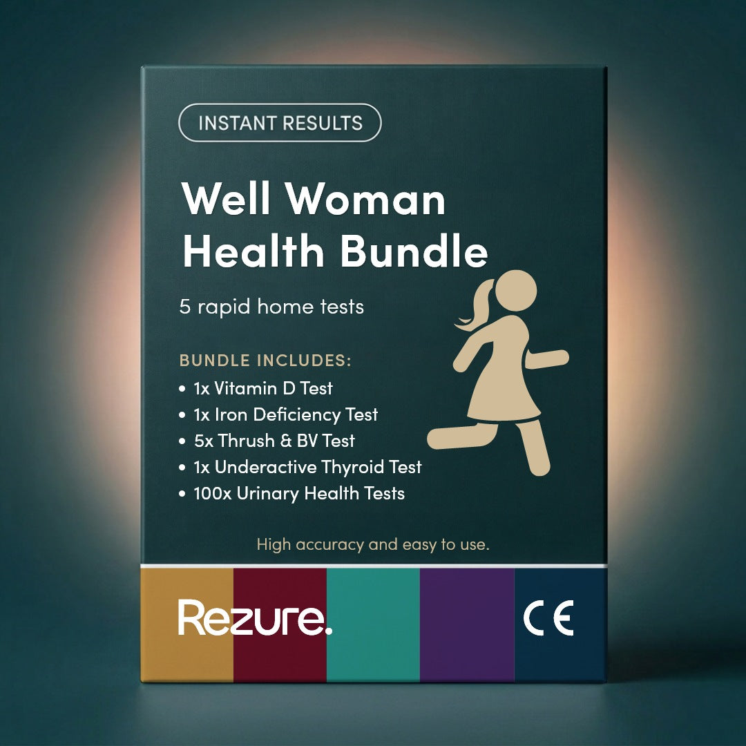 Rezure Well Woman Bundle – 5 Key Rapid Tests for Everyday Health